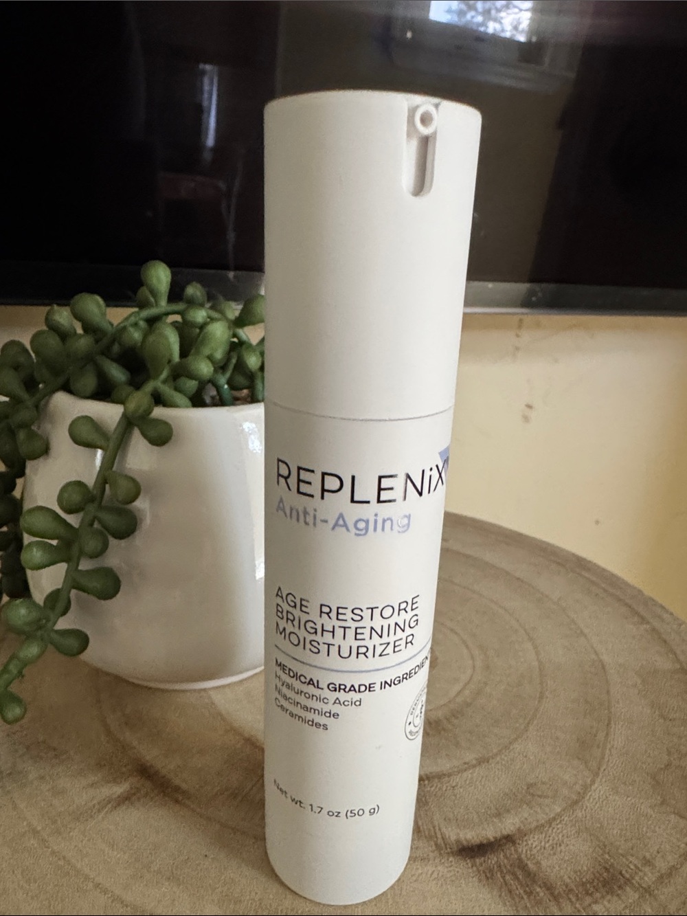 Replenix Anti-Aging Age Restore Brightening Moisturizer - White